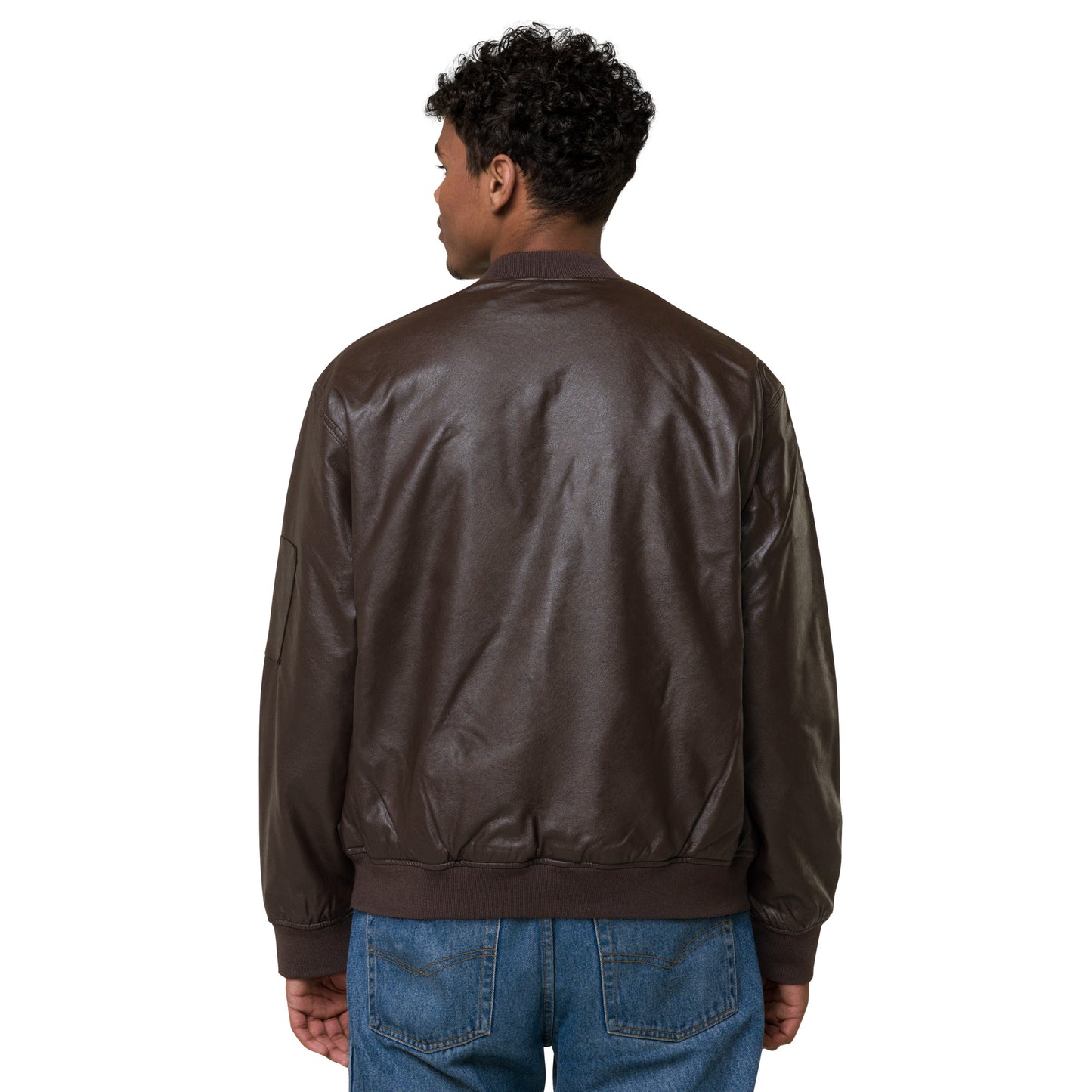 Leather Bomber Jacket - Banamerica Collection