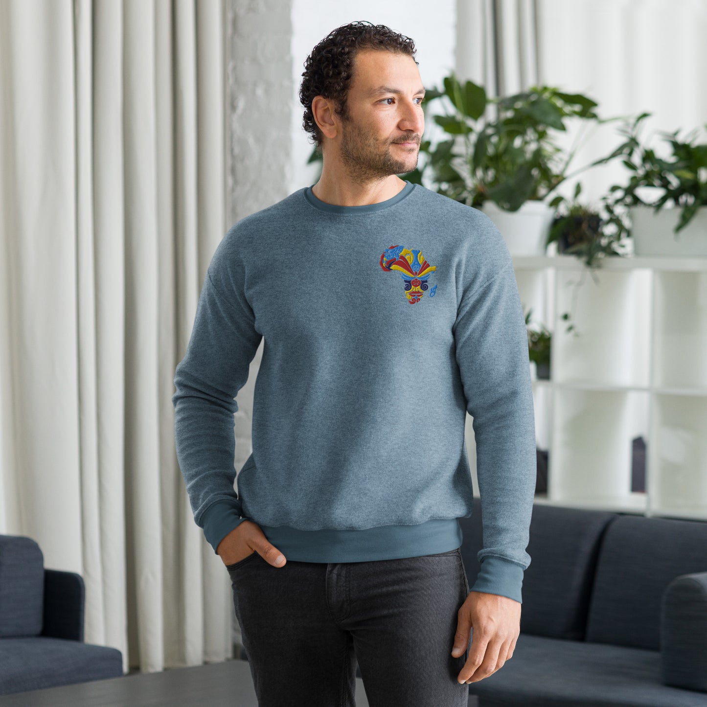 Unisex Sueded Fleece Sweatshirt - Banamerica Collection